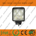 Lampe de travail à LED 15W, lampe de travail à LED 10-30V DC avec 1275lm, faisceau spot / projecteur, LED Epsitar 5PCS X 3W pour camions, lampe de travail LED